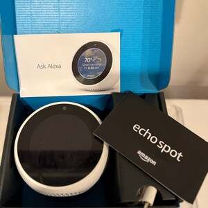 Amazon Echo Spot Smart Assistant - White